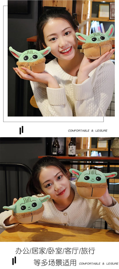 10/13Cm Disney Kawaii Plush Toys Baby Yoda Anime Cartoon Stuffed Toys Figure Doll Kawaii Star Wars Cute Toys for Children Gifts