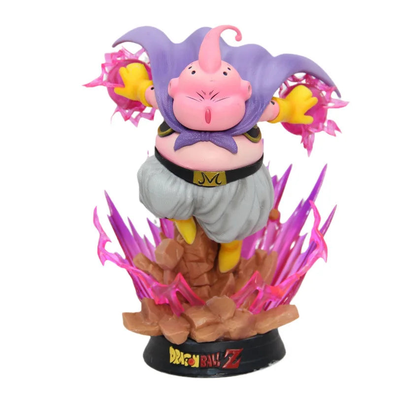 Dragon Ball Majin Buu Glowing Anime Statue - Pvc Collectible Figure Desktop Decoration Ornaments Kid Birthday Gift Toy 19cm