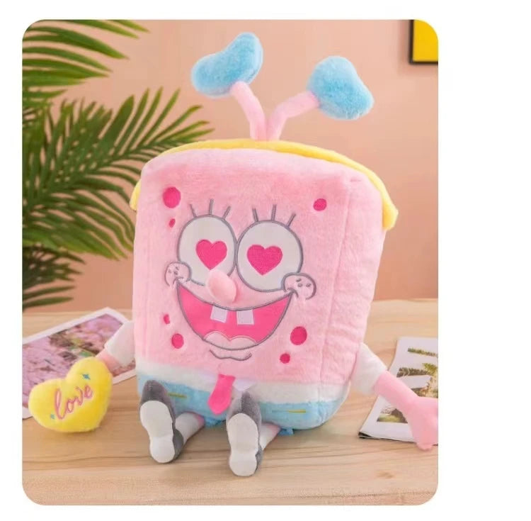 45-100CM SpongeBob SquarePants Patrick Star Doll Anime Cartoon Plush Toy Soft Cute Stuffed Collection Children's Birthday Gift