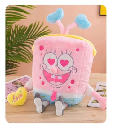 45-100CM SpongeBob SquarePants Patrick Star Doll Anime Cartoon Plush Toy Soft Cute Stuffed Collection Children's Birthday Gift