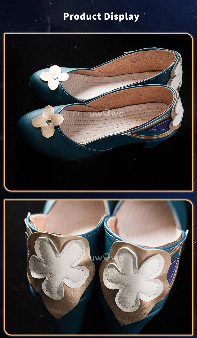 UWOWO Honkai Star Rail Ruan Mei RuanMei HSR Cosplay Shoes