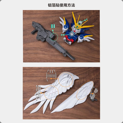 GL Model Wing Zero Snow White EW MGSD XXXG-00W0 Assembly Model Kit Toys Action Figures Model Kits Robot Plastic Hobby Kids Gift