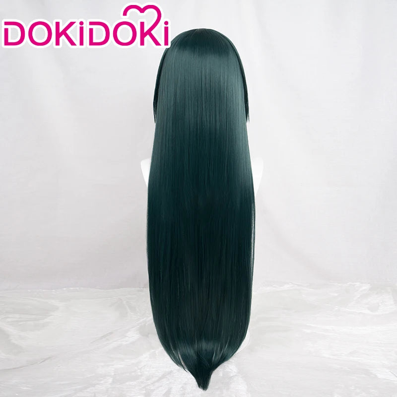 IN STOCK Saya Wig Game The Song of Saya Cosplay DokiDoki Women Long Green Wig Saya Free Wig Cap High Heat Resistant Christmas