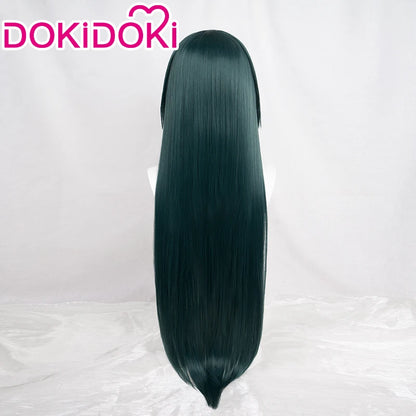 IN STOCK Saya Wig Game The Song of Saya Cosplay DokiDoki Women Long Green Wig Saya Free Wig Cap High Heat Resistant Christmas