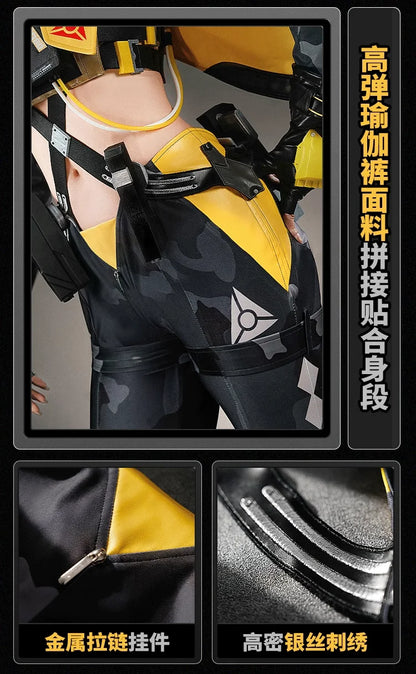 Zenless Zone Zero Trigger Cosplay Costume Wig Uniform Hairpin Obol Squad Halloween Party for Women Girls Carnival Props iCoser