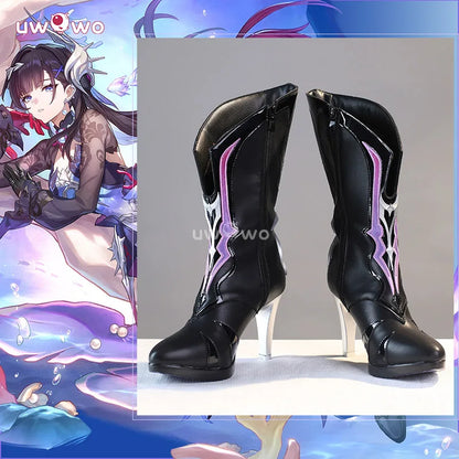 UWOWO Hysilens Shoes Game Honkai Star Rail Hysilens Cosplay Shoes 35-42 Halloween Shoes