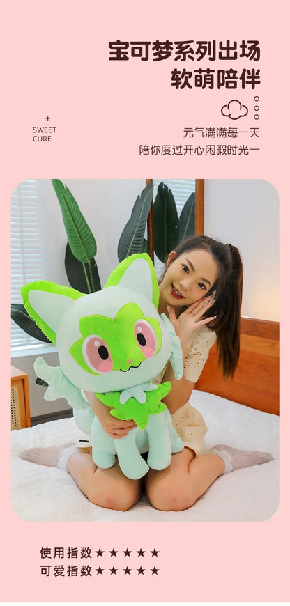 Pokemon Plushie Toys Sprigatito Quaxly Fuecoco Pokémon Scarlet and Violet Anime Plush Stuffed Dolls Christmas Gift for Childrens