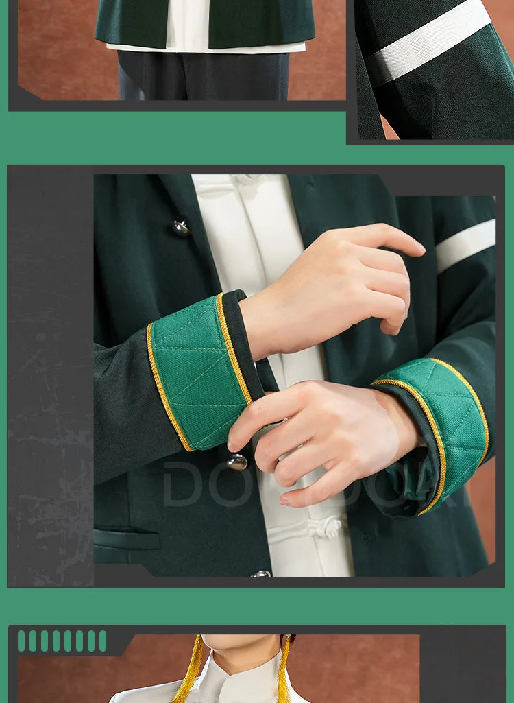 IN STOCK Haruka Sakura / Hayato Suou Cosplay Costume Anime Wind Breaker Cosplay DokiDoki-SR Men School Uniform Costume Suou Wig