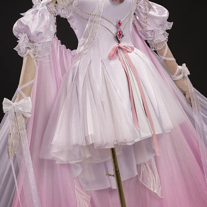 Genshin Impact Columbina Cosplay Costume Wig Dress FES 2026 Skin The Damselette Eleven Fatui Harbingers Halloween for Women Girl