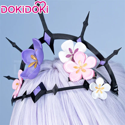 IN STOCK Castorice Hyacine Wig Game Honkai: Star Rail DokiDoki Halloween 100cm Long Hair Castorice Cosplay Headwear Free Cap