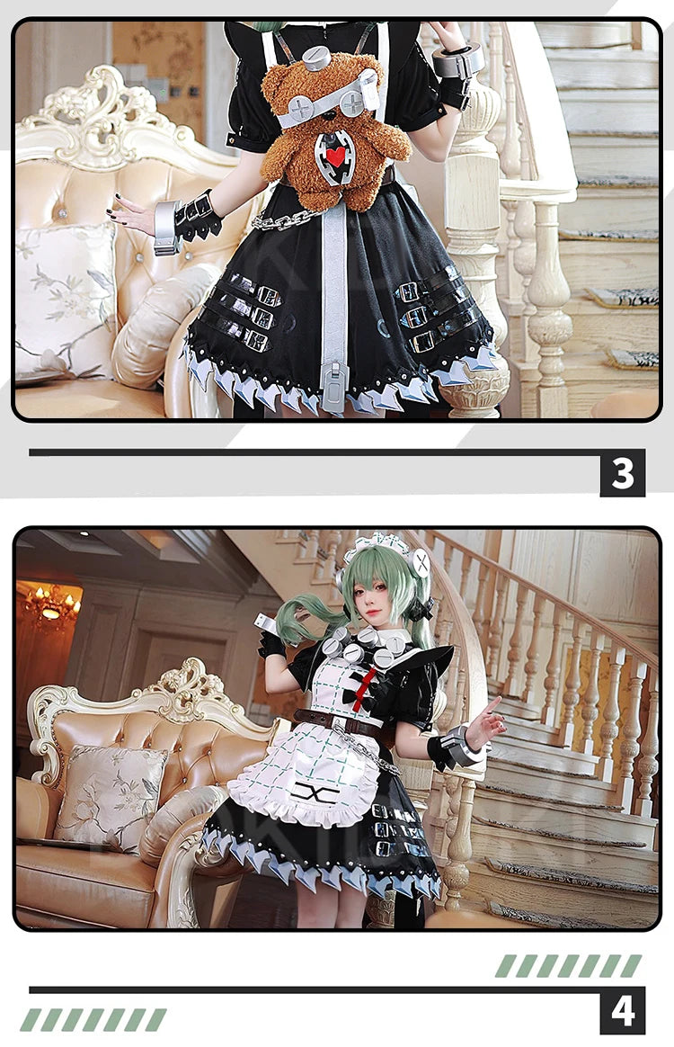 【L Size Sold Out】Corin Wickes Cosplay Game Zenless Zone Zero DokiDoki-R Victoria Housekeeping Corin Bag Women Cute Maid Dress