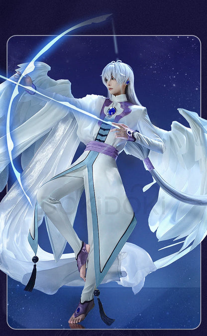 IN STOCK Yue Cosplay Costume Anime Card Captor Sakura DokiDoki-SR Tsukishiro Yukito Men Cosplay Costume Halloween