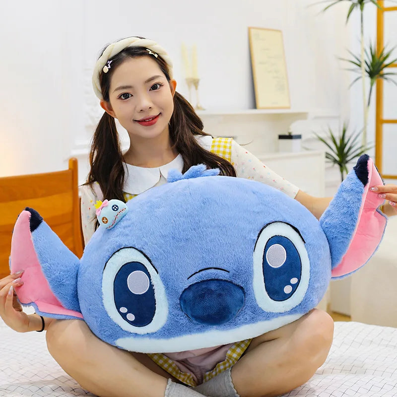 40x80cm Big Size Stitch Disney Anime Plush Stuffed Doll Cartoon Room Decoration Plush Pillow Children's Holiday Gift