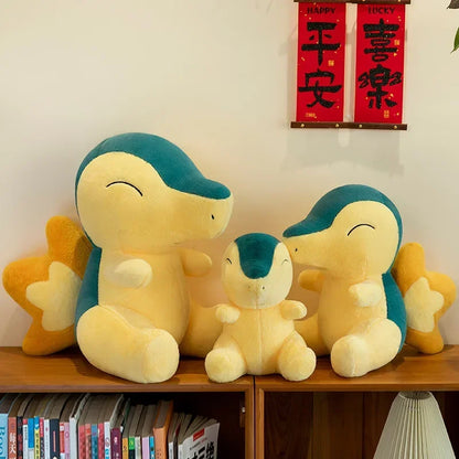 35/75cm Cyndaquil Pokemon Plush Toys Large Anime Doll Pillow Cartoon Feurigel Pokémon Plushie Stuffed Gift for Kids Christmas