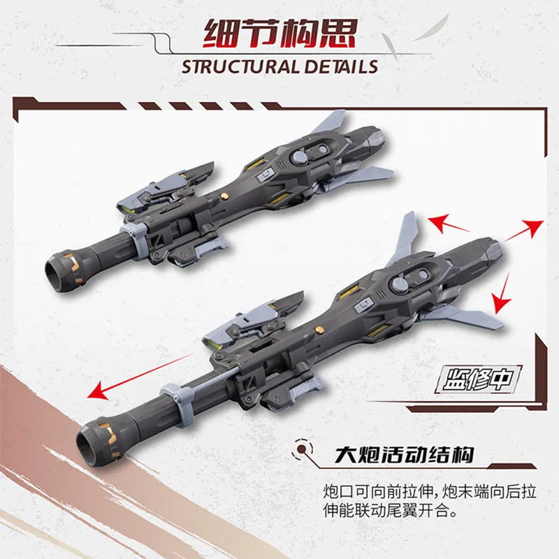 Motor Nuclear Mnp-Xh13 Star Soul Generals Series Weiyuan-Class Heavy Firepower Special Equipment Action Figure Toy Gift