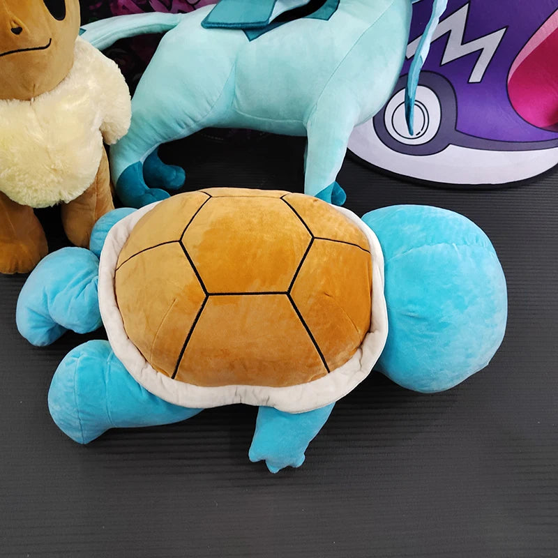 70cm Pokemon Lucario Large Plush Toys Greninja Zeraora Cinderace Glaceon Stuffed Giant Pokémon Eevee Anime Kids Christmas Gift