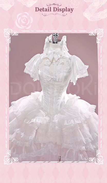 Kanamee Madokaa Homuraa Akemii Cosplay Anime DokiDoki-R Women Gothic Dress Ultimate Madokaa Halloween