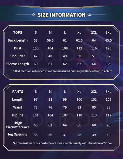 Viktorr Jaycee Cosplay Costume Game【S-3XL】DokiDoki-SR Men Uniform Suit Costume Viktorr Cosplay Plus Size