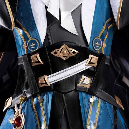 iCoser Honkai Star Rail Anaxa Cosplay Costume Wig Uniform Outfit Anaxagoras Grove of Epiphany Amphoreus Halloween for Women Men