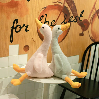 32-90cm Cute Duck Plush Toy Stuffed Animal Big Goose Dolls Large Soft Sleeping Hug Pillow Girl Xmas Birthday Gift