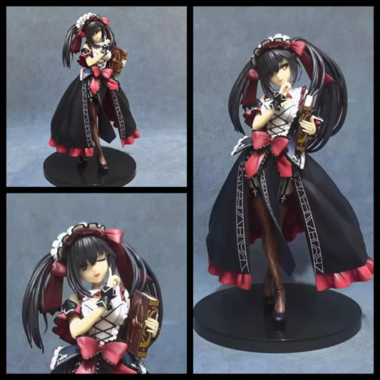 Date A Live Tokisaki Kurumi Shiguretei Nightmare Dress Standing Pose Anime Figure Boxed Collectible Model Decoration Ornament