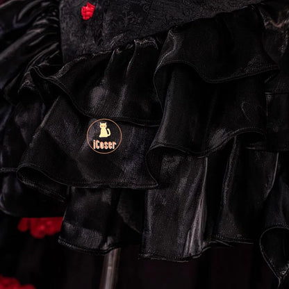 Path To Nowhere Coquelic Cosplay Costume Wig Black Dress Hat Uniform New Skin Carnival Halloween Party for Women Girls iCoser