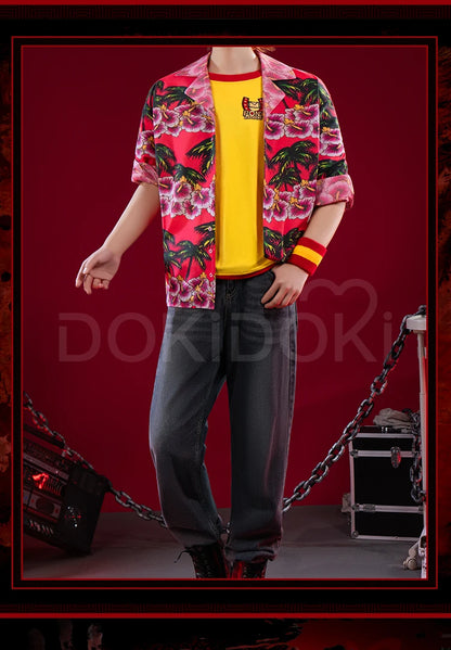 IN STOCK Anya Curly Daisuke Cosplay Costume Game Mouthwashing【XS-3XL】DokiDoki-R Uniform Halloween Anya Cosplay Wig Plus Size