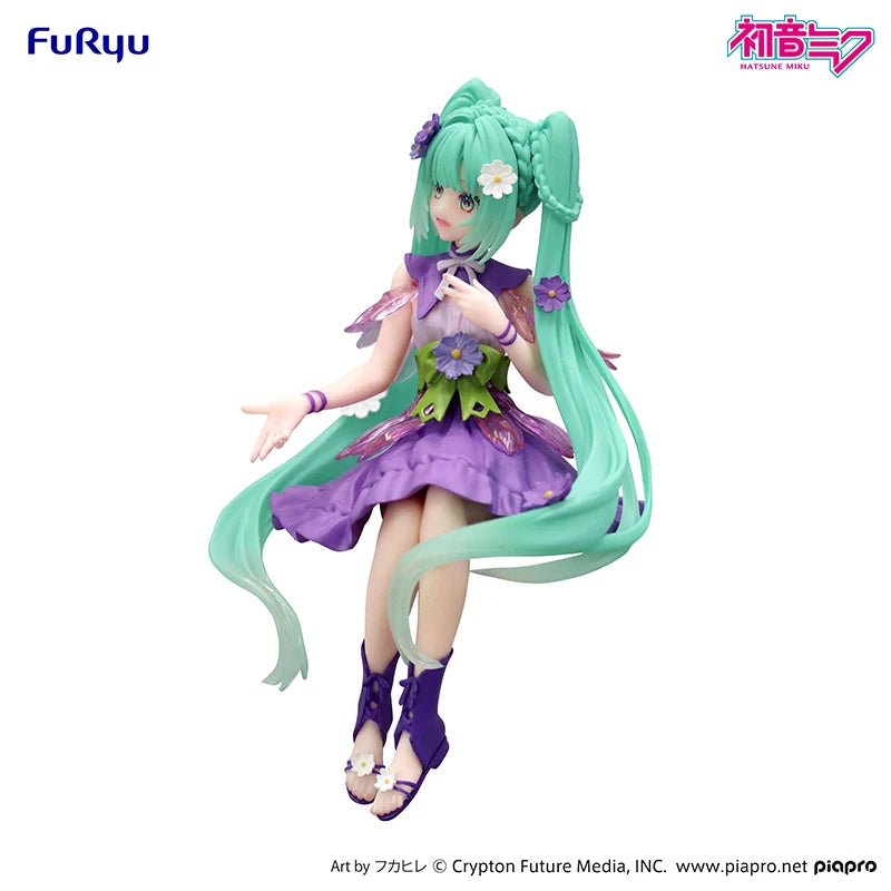 FuRyu Hatsune Miku Flower Fairy Purper Cosmos 14CM PVC Model