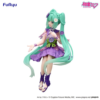 FuRyu Hatsune Miku Flower Fairy Purper Cosmos 14CM PVC Model
