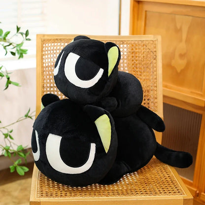 Official Anime The Legend of Luo 55cm Kawaii Xiao-Hei Xiao Hei Lovely Cat Doll Toy Plush Original Cartoon Cosplay Gift