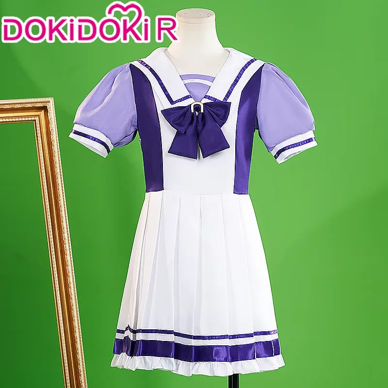 IN STOCK Mejiro McQueen Toukai Teiou Gold Ship Cosplay Costume Game【S-2XL】DokiDoki-R School Uniform Plus Size