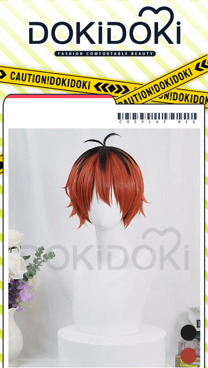 IN STOCK Himmel Stark Heiter Wig Anime Frieren: Beyond Journey's End Cosplay DokiDoki Men Wreath Blue Short Hair Heat Resistant
