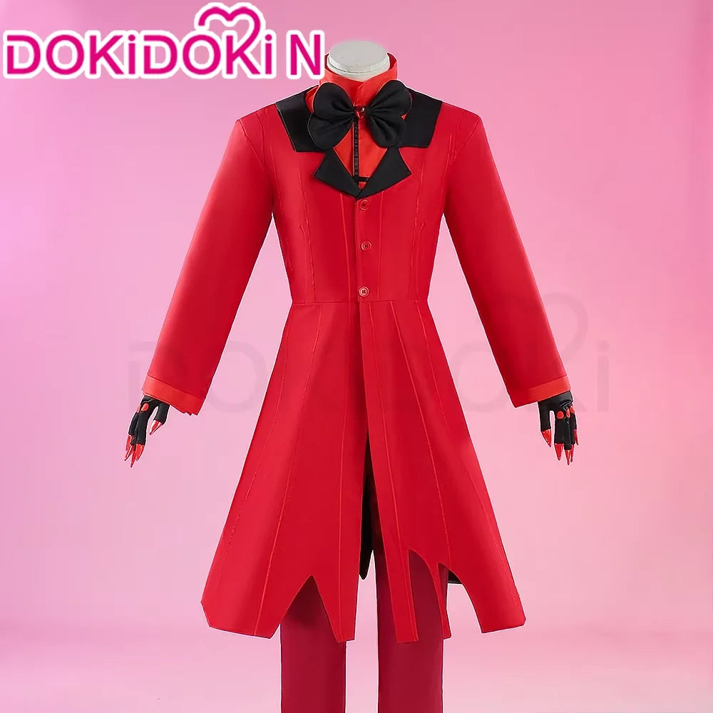 IN STOCK Alastor Lucifer Charlie Adam Cosplay Costume Anime DokiDoki-N【XS-3XL】 Halloween Costume Lucifer Cosplay Plus Size