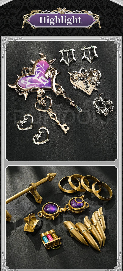 Tracy Reznik Mechanic Cosplay Costume Game Identity V DokiDoki-SR Phantom Girl Lock Core BLK Tracy Women Dress Cosplay