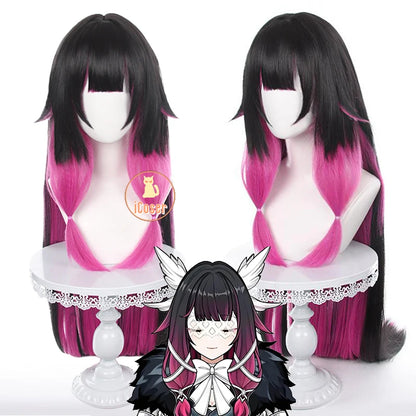 Genshin Impact Columbina Cosplay Costume Wig The Damselette Dress Headwear Eleven Fatui Harbingers Halloween Party Women Girls