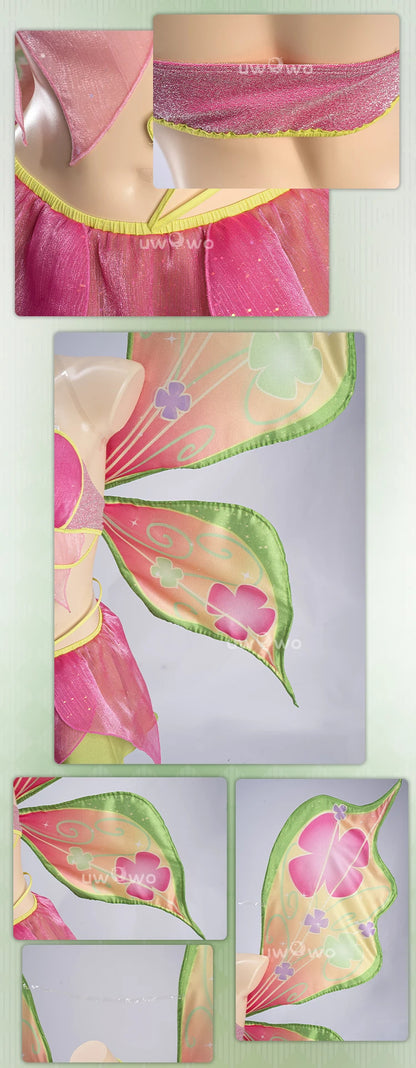 PRE SALE UWOWO Flora Cosplay Anime Flora S4 Fairy Club Transformation Cosplay Costume S-3XL Halloween Costume