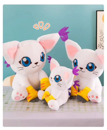 New Digimon Adventure Plush Toys Tailmon Action Figure Cartoon Stuffed Sitting Position Doll Soft Pillow Room Decor Toys Gifts
