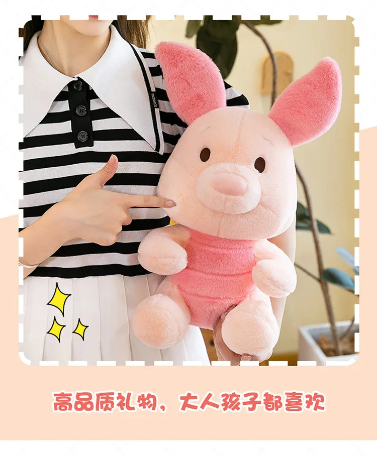 55/70/85cm Big Size Disney Piglet Kawaii Anime Plush Stuffed Doll Cartoon Room Decoration Plush Pillow Children's Holiday Gifts