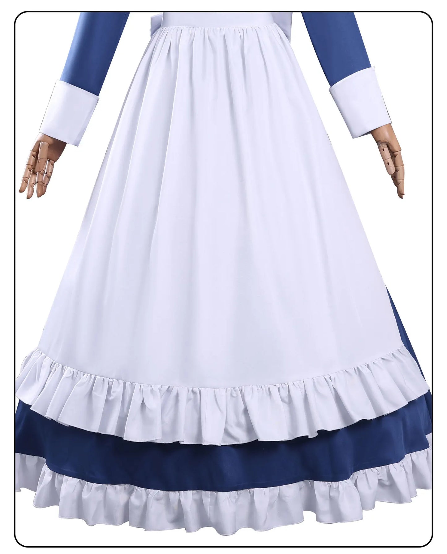 Anime Mechanical Marie Cosplay Costume Dress Maid Outfit Apron Headband Halloween Party for Women Girls Carnival Role Play Props