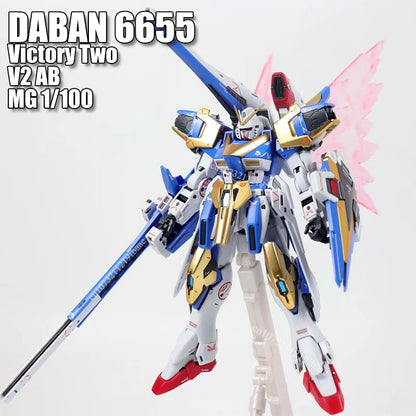 In Stock Daban 6655 MG 1/100 Victory Two V2 AB Victory 2 Assembly Model Kit Action Figures Toy Robot Plastic Model Kits Gifts
