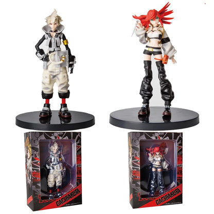 21cm/8.27in GACHIAKUTA Anime Figure GACHI AKUTA Rudo/Riyo Action Figure Enjin/Zanka Figurine PVC Adult Collection Model Doll Toy