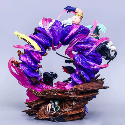 Hot One Piece Anime Figures Zoro Gk Figurine Onigashima King Of Hell Action Figure Pvc Statue Model Decoration Gift Toys