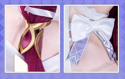 Columbina Cosplay Costume Genshin Impact【S-2XL】DokiDoki-R Nod-Krai Women Dress Columbina Hypersalenia Plus Size