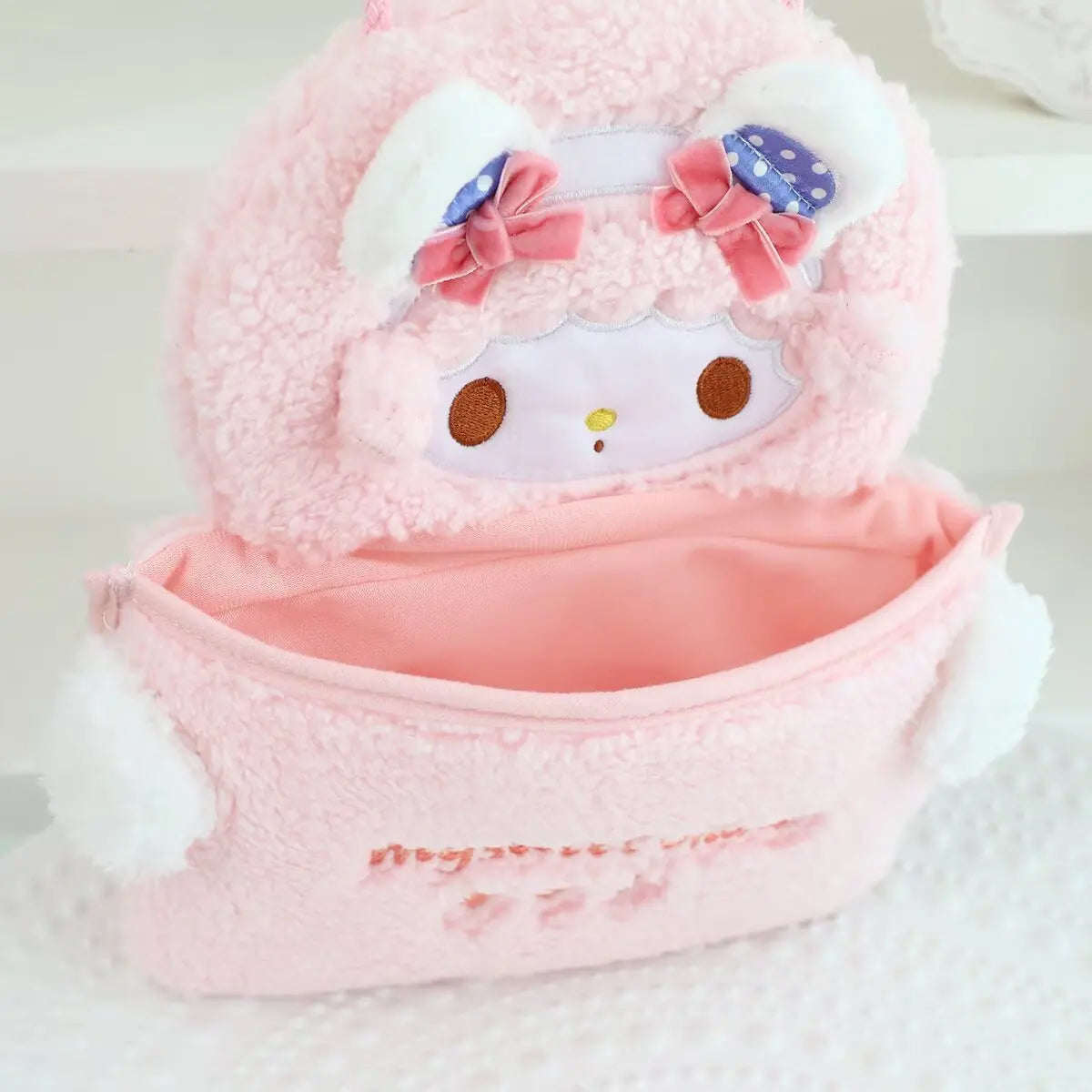 Cartoon My Melody Storage Bag Lovely Anime Hanging Car Seat Back Storage Bag Sweet Piano Japanese Style Car Accessories Girl