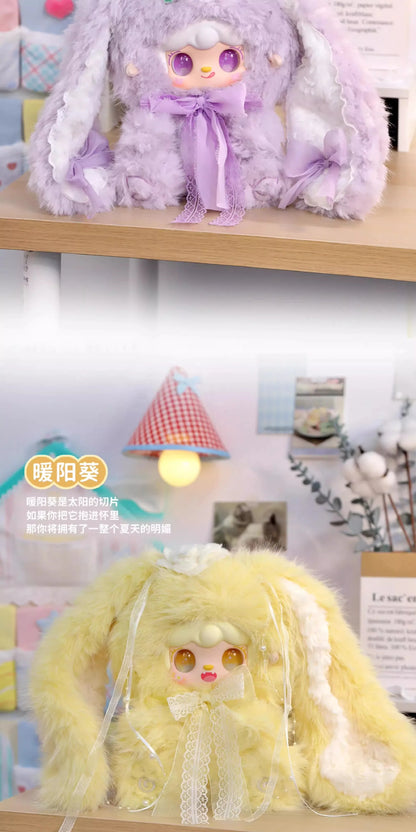 Yooki 400% Bunny'S Florall Fragments Series Vinyl Blind Box Doll Accompany Soft Plush Doll Mystery Box Desktop Ornament Toy Gift