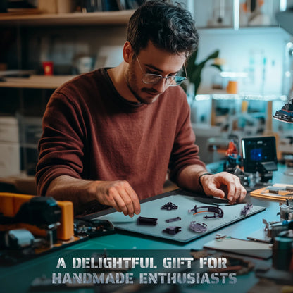 Robotime Rokr The Last City Parallel World Building Toy Set Futuristic Marble Run Automatic 3D Gaming Decoration for Men Women