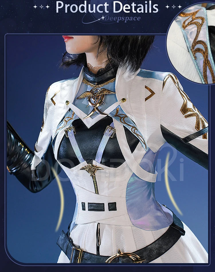 IN STOCK Refulgent Path Heroine Cosplay Costume Game Love and Deepspace DokiDoki-SR Female Uniform Costume Shen Xinghui Xavier