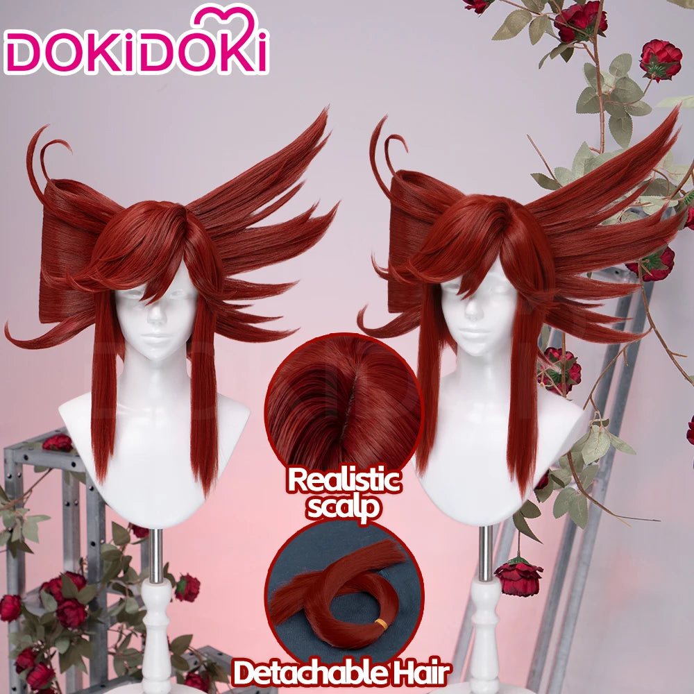 Tamsy Amo Riyo Wig Anime Gachiakuta DokiDoki Men 100cm Long Hair Amo Empool Caines Tamsy Cosplay Heat Resistant Wig Free Cap