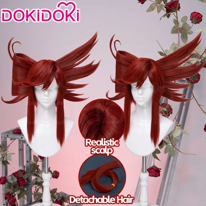 Tamsy Amo Riyo Wig Anime Gachiakuta DokiDoki Men 100cm Long Hair Amo Empool Caines Tamsy Cosplay Heat Resistant Wig Free Cap