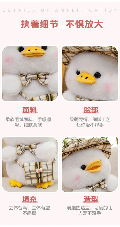 New 25/35/45cm Kawaii Cute Gentleman Duck Plush Toy Children's Pillow Doll Interior Decoration Boys and Girls Birthday Gifts